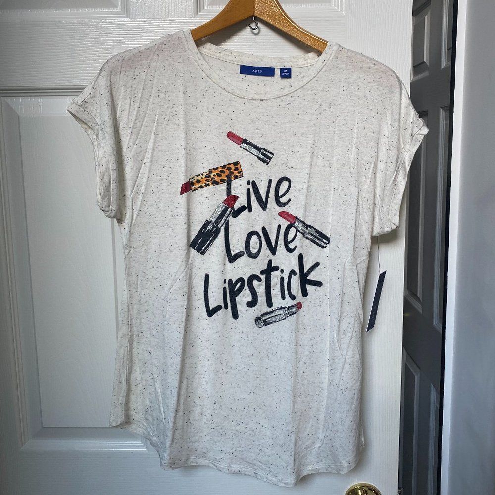 Apt. 9 Live Love Lipstick T-Shirt